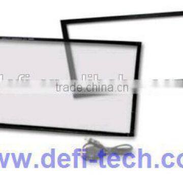 Wall Mounted Touch Screen Frame With IR Led Strip 16 real points 32"