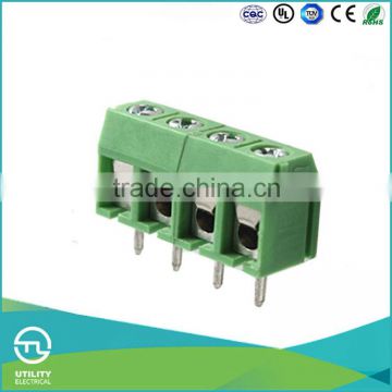 UTL Best Selling Hot Wire Protect Type Brass PCB Auto Connector And Terminal Block 5mm