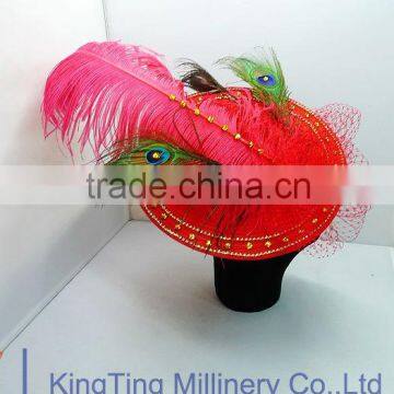 Sinamay Hat Base Fascinators With Fancy Fascinators For Wedding Wholesale T175