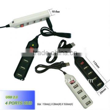 hot sale 4 port usb hub with switch