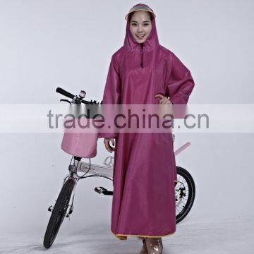 waterproof rain poncho with sleeves in high quality