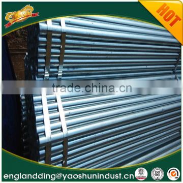 erw Hot galvanized pipe 1inch