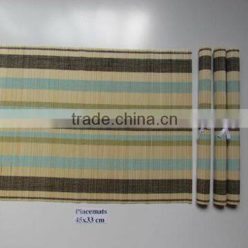 Vietnam bamboo woven table mats