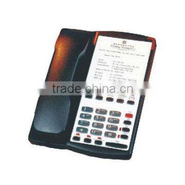 Professional hotel phone with black color 8002