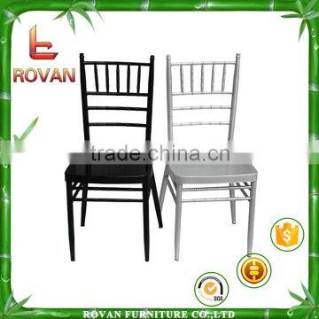 Wedding Used Iron Metal Chiavari Chair Black Color photo-6