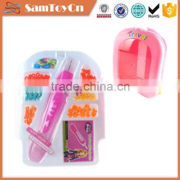 DIY bracelets beads kit colorful kids plastic beads