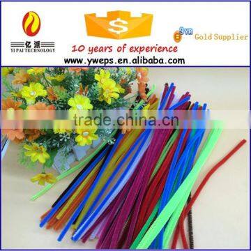 YIWU Soft and cruly chenille stems/pipe cleaner for diy for kids