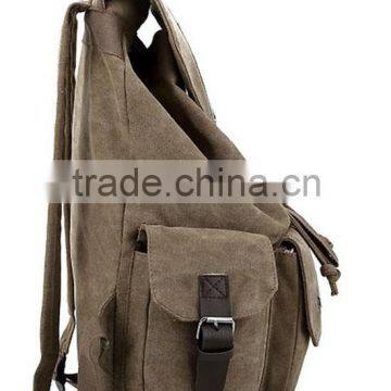 2015 Audit Custom Cheap Canvas Backpack for Teens, Canvas Drawstring Backpack photo-3