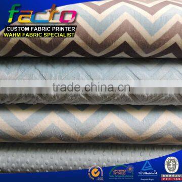 Printed Cushion, Minky Cushion, Stripe cushion