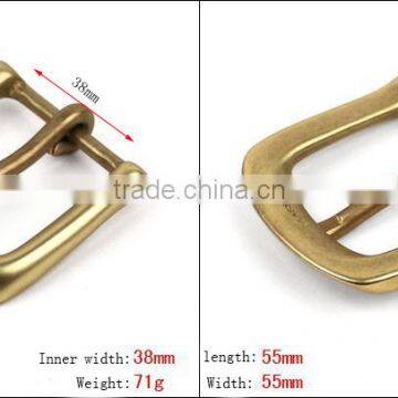 38MM Good polished simple pin buckle brass material made of brass