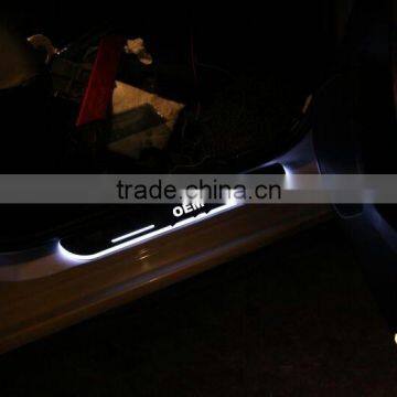 New Trending Led Door Sill Scuff Plate for Ford Focu.s Door Sill Plate Light Led Door Moving Scuff Light photo-2