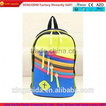 Colorful school bags for students