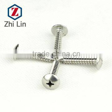 Stainless Steel Flat Head Cross Recessed Self-tapping Screw M5*10-M5*60