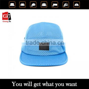 2015 Top quality custom 3d embroidery 100% Cotton caps wholesale 5 panel cap with your own logo