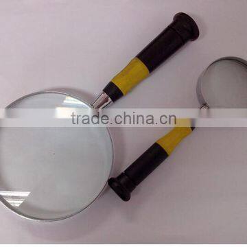 Most popular promotional gift handle metal frame large magnifying glass