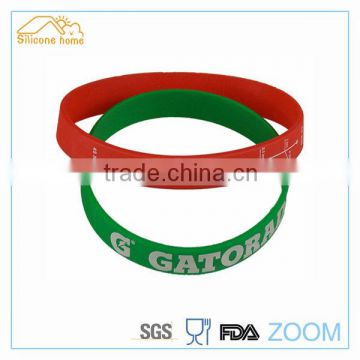 print and carve logo personalized cheapest silicone bracelets