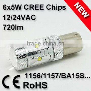 Top Selling High power 30W CREE H4/H7/H8/H9/H11/H10/9005/9006/H16/P13 Car LED light