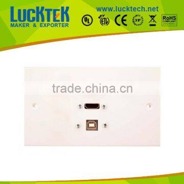 USB HDMI VGA Plug and Play Projector Wall Plate