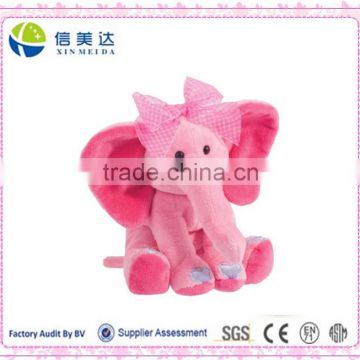 20cm High Quality Cute Bowknot Elephant Stuffed Animal Toys