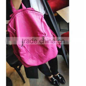 033 New Girl Leather School Bag Travel Cute Backpack Satchel Women Shoulder Rucksack