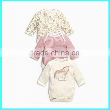 Baby girl long sleeve one piece baby sweater design bodysuit