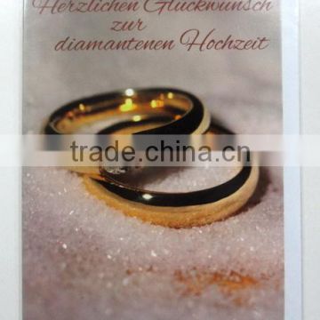 2014 Weddding Card with Wedding ring designs