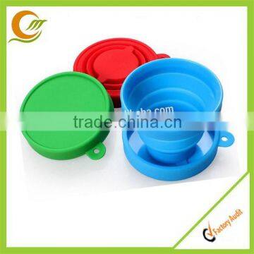 Wholesale coffee cup New design folding silicone rubber coffee cup