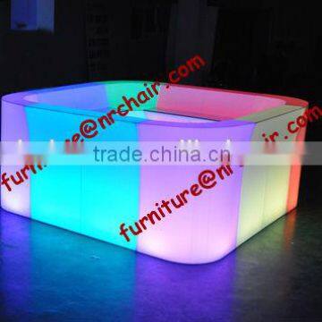 Acrylic Modern Bar Counter Table Light Up Furniture For Sale