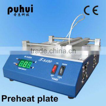 Puhui T8120 IR-preheating plate/ bga rework station/ electrical hot plate/oven