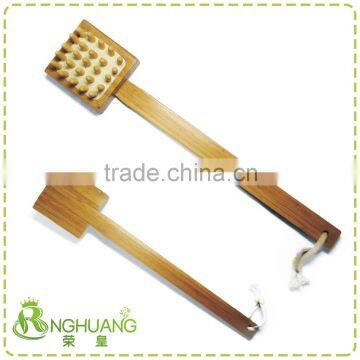 squarehead wooden massager with long handle