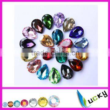 Wholesale Bling crystal diamante stone for rhinestones jewelry making supplies or decorations