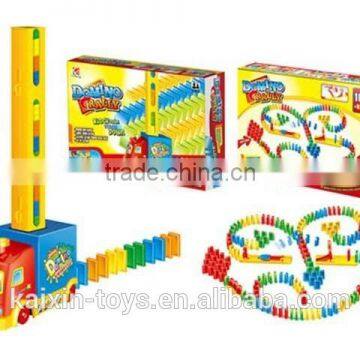 10136274 funny electric car colored dominoes toys