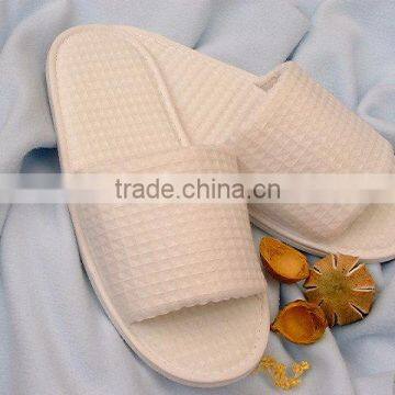 2016 High quality cotton waffle disposable spa slippers