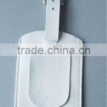 Real leather luggage tag in low price