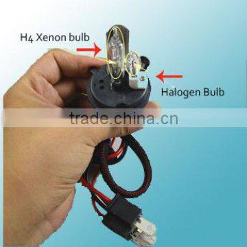 Super bright Top sale& High quality H4 H/L hid xenon bulb,12v H4 xenon halogen bulb,