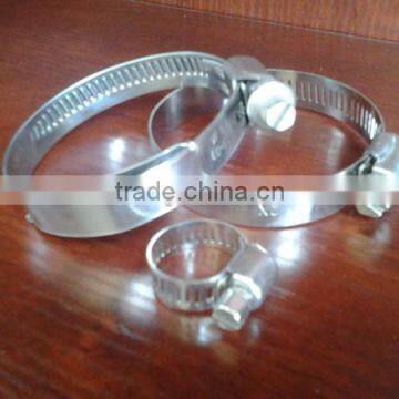 American type high quality stainless steel hose clamps