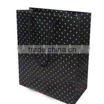 hot sale black paper bag