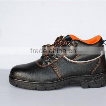 High Anckle Man Industrial Workmans Safety Shoes With Rubber Outsole