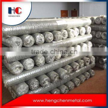 Bwg17 galvanized hexagonal retaining wall wire netting