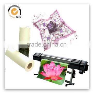 Muti colour flower design sublimation heat transfer paper 63 inch for lady's garment