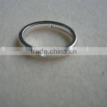 Silver Plated O-ring Bag Rings Connector Rings
