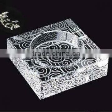 wholesale black crystal ashtry for business gift