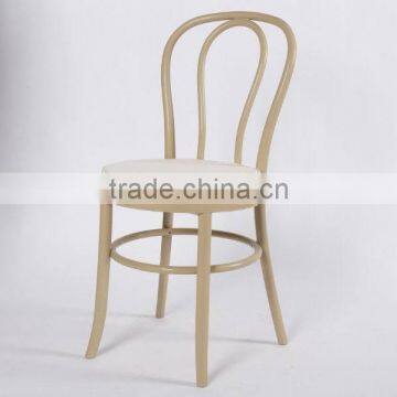 Resin Light Chocolate Color Thonet Chair With Cushion
