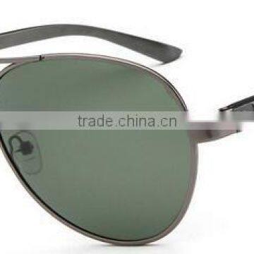 Top quality classic aluminum frame aviator pilot driving polarized sunglasses eyeglass eyewear