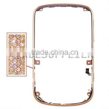 Luxury Diamond Front Bezel For Blackberry bold 9900