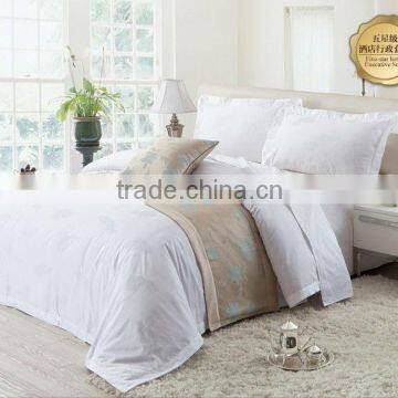 2014 new design, 6pcs feather flower Jacquared bedding set ,hotel linen