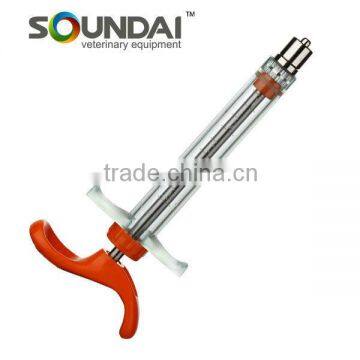 plastic steel veterinary syringe