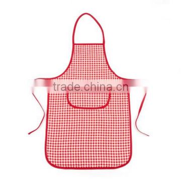 cheap printed cotton kitchen apron hotel staff dress for work