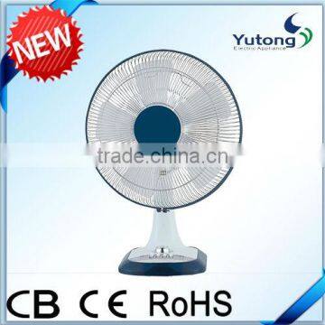 16" luminous electrical fan with round base design