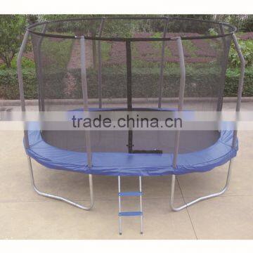 Outdoor oval glass fiber trampoline,big high standard trampoline